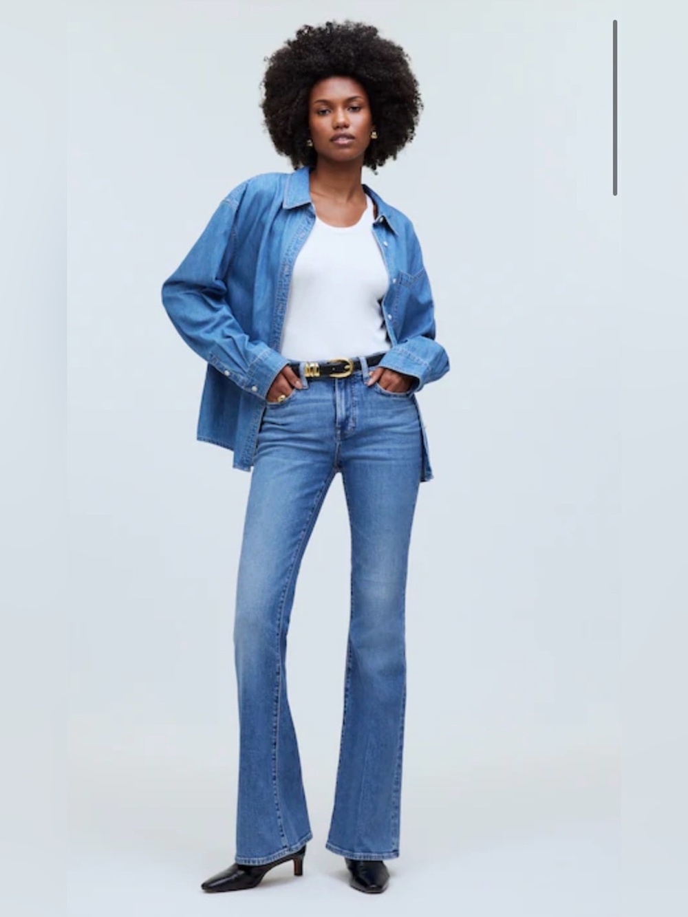 MADEWELL-Tall Flea Market Flare Jeans